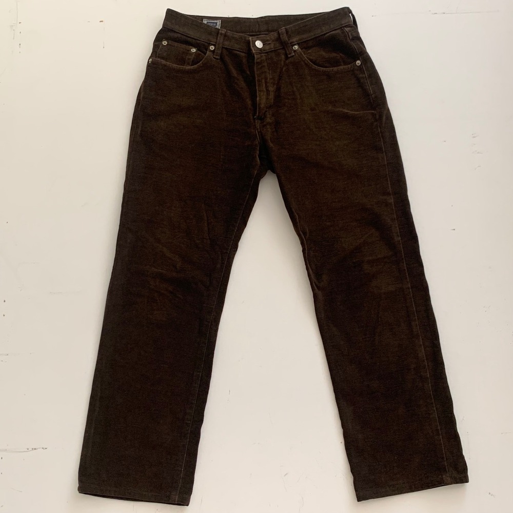 Edwin 403 Warm Flex Corduroy Pants Mens 30 Brown Straight Leg International